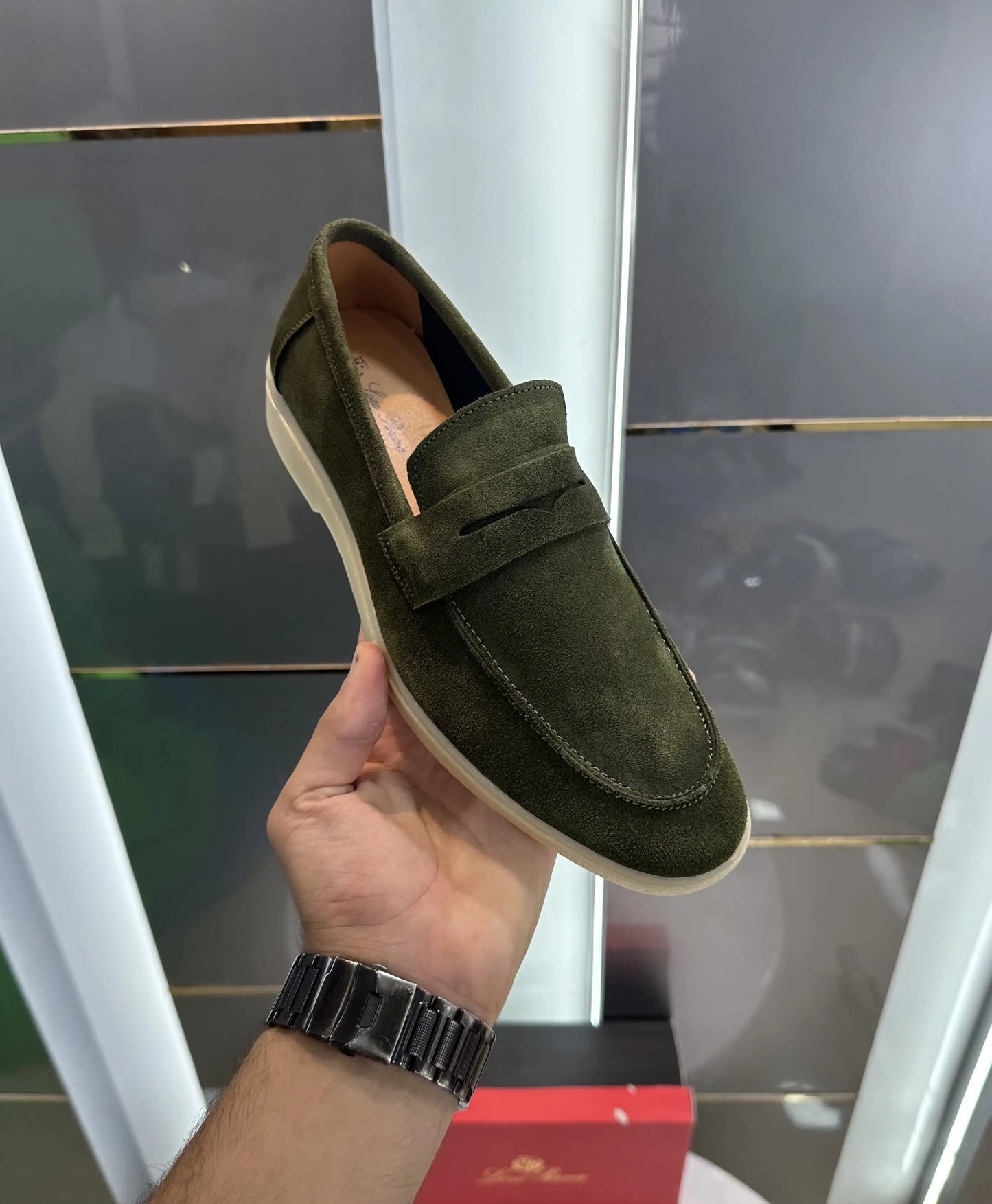 Loro_Piana_Green Premium Formal Loafer