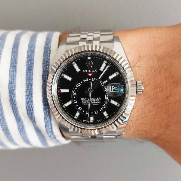 Rlx_Oystr_Perpetual Sky-Dweller Automatic Mens Watch