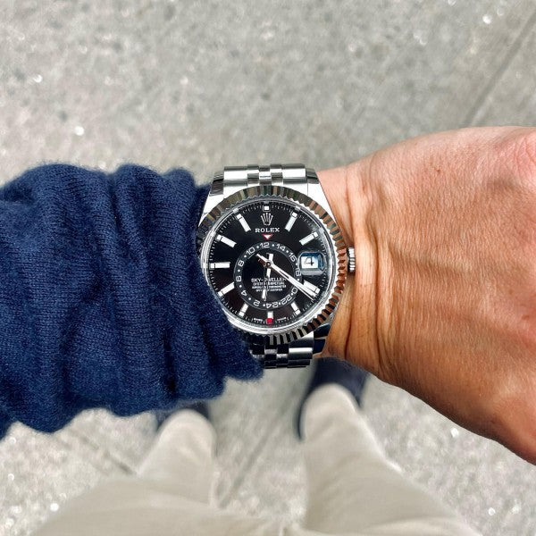 Rlx_Oystr_Perpetual Sky-Dweller Automatic Mens Watch