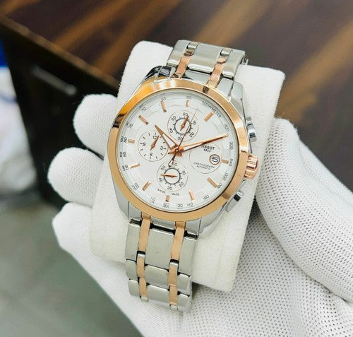 Tis0tt 1853 Silver Gold Men Watch