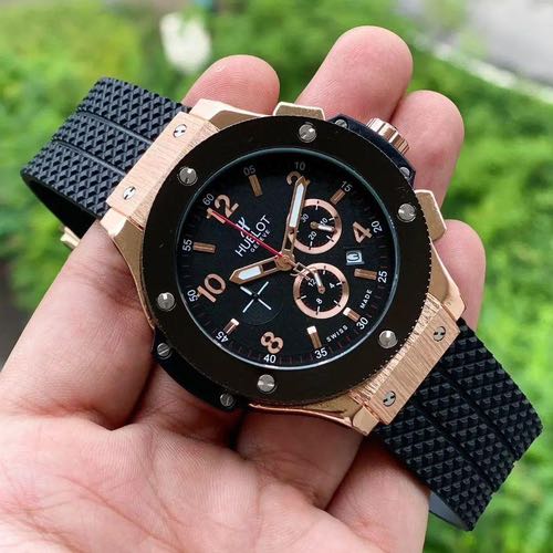 Hblot Big Bang Black Gold Mens Watch