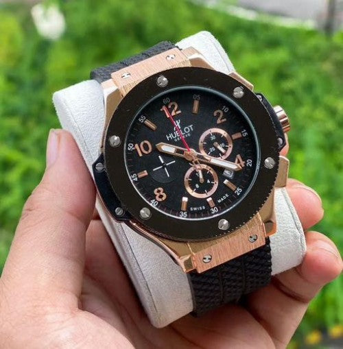 Hblot Big Bang Black Gold Mens Watch