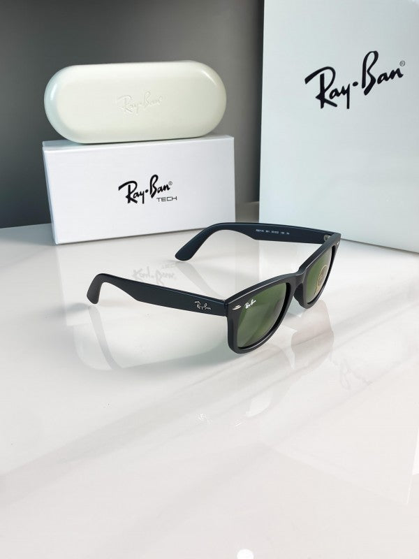 RB 2140 Black Green Sunglass