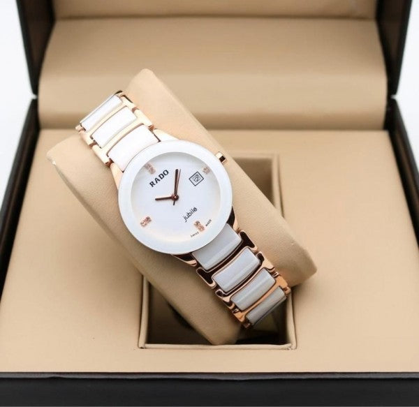 Rdo Jubli White Rose Ladies Watch