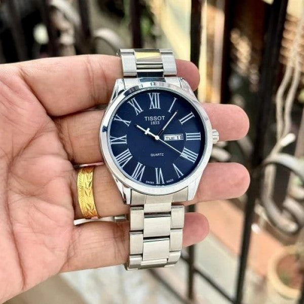Tst 1853 Carson Power Matic Quartz Blue Mens Watch