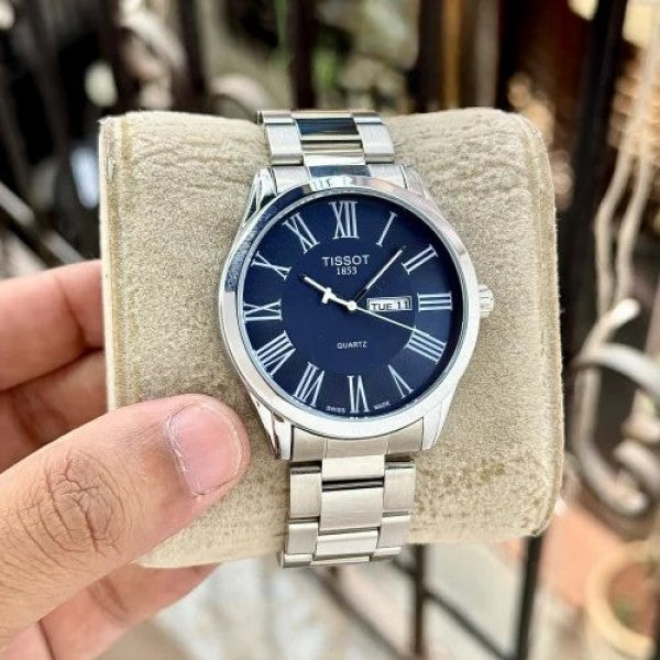 Tst 1853 Carson Power Matic Quartz Blue Mens Watch