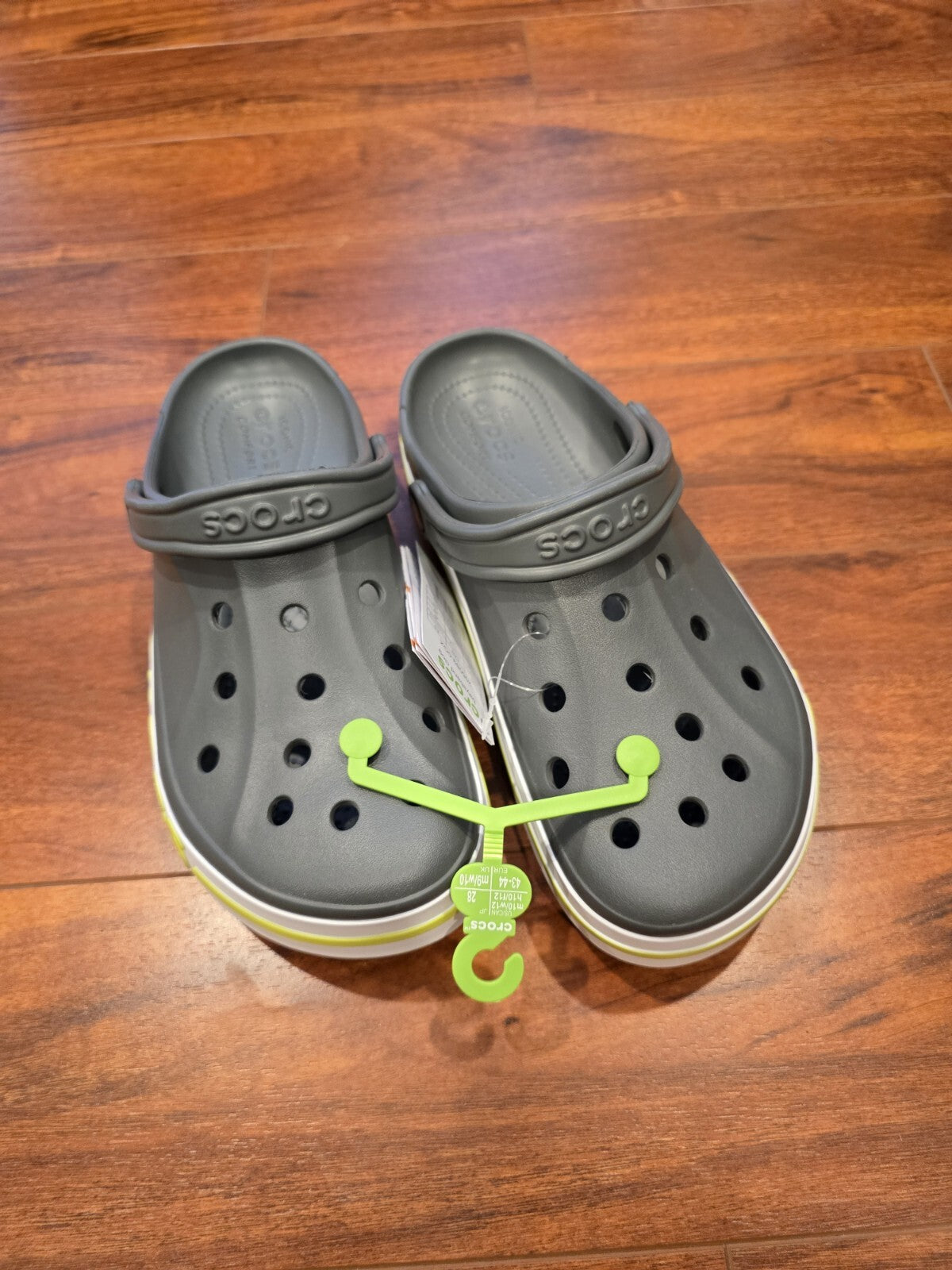 Croc Baya Band Grey Slides Flip Flop For Men