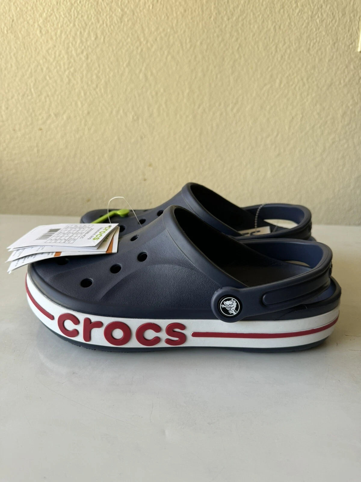 Croc Baya Band Blue Slides Flip Flop For Men