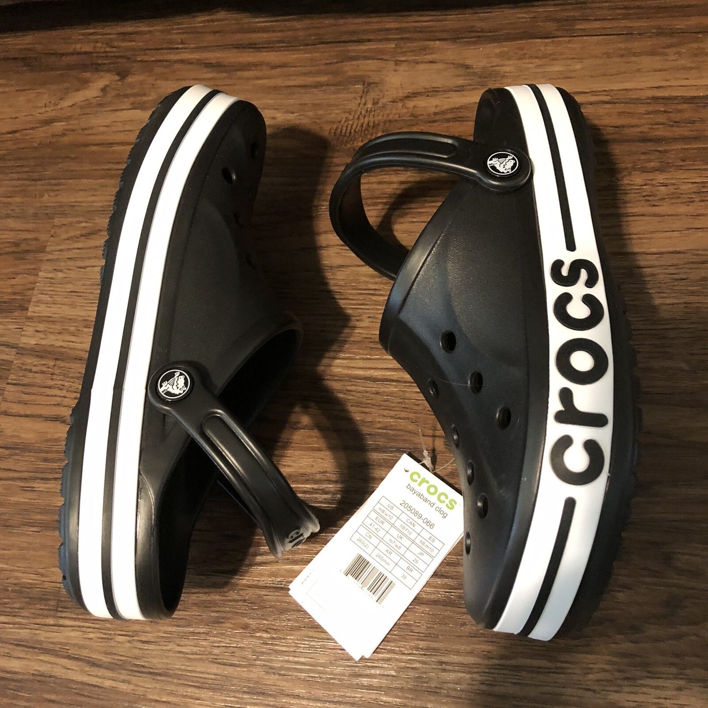 Croc Baya Band Black Slides Flip Flop For Men