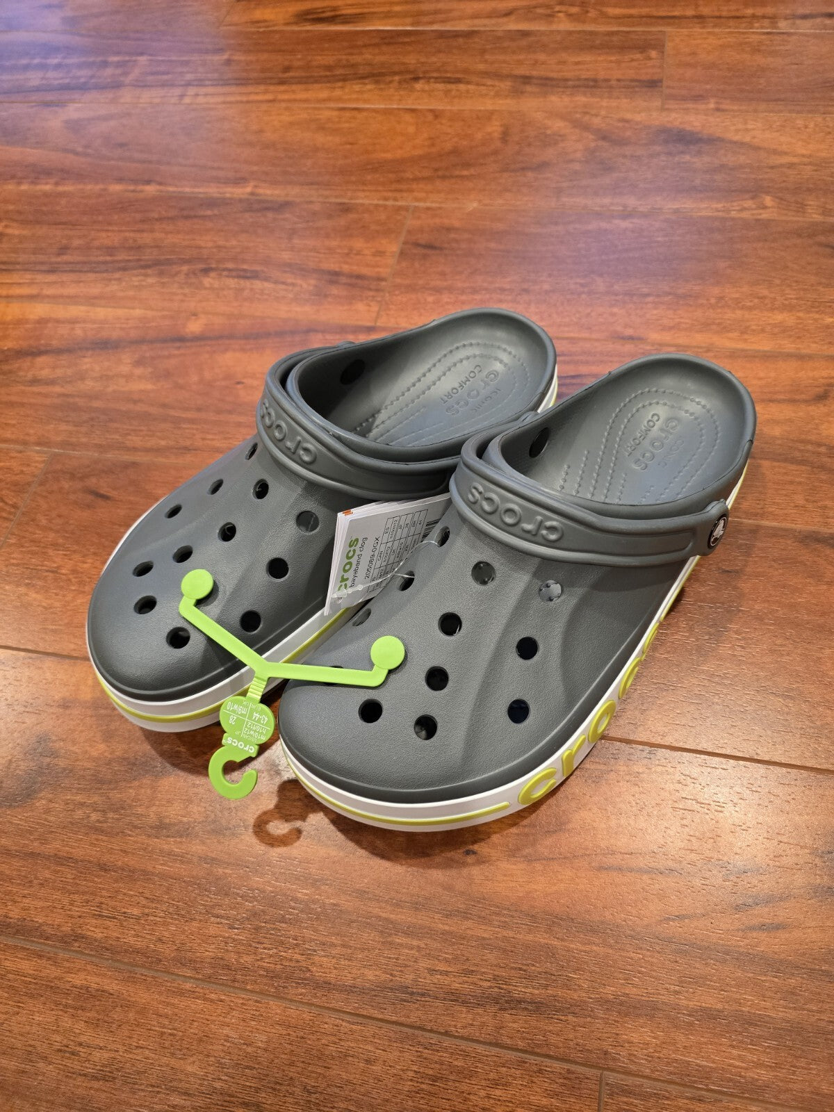 Croc Baya Band Grey Slides Flip Flop For Men