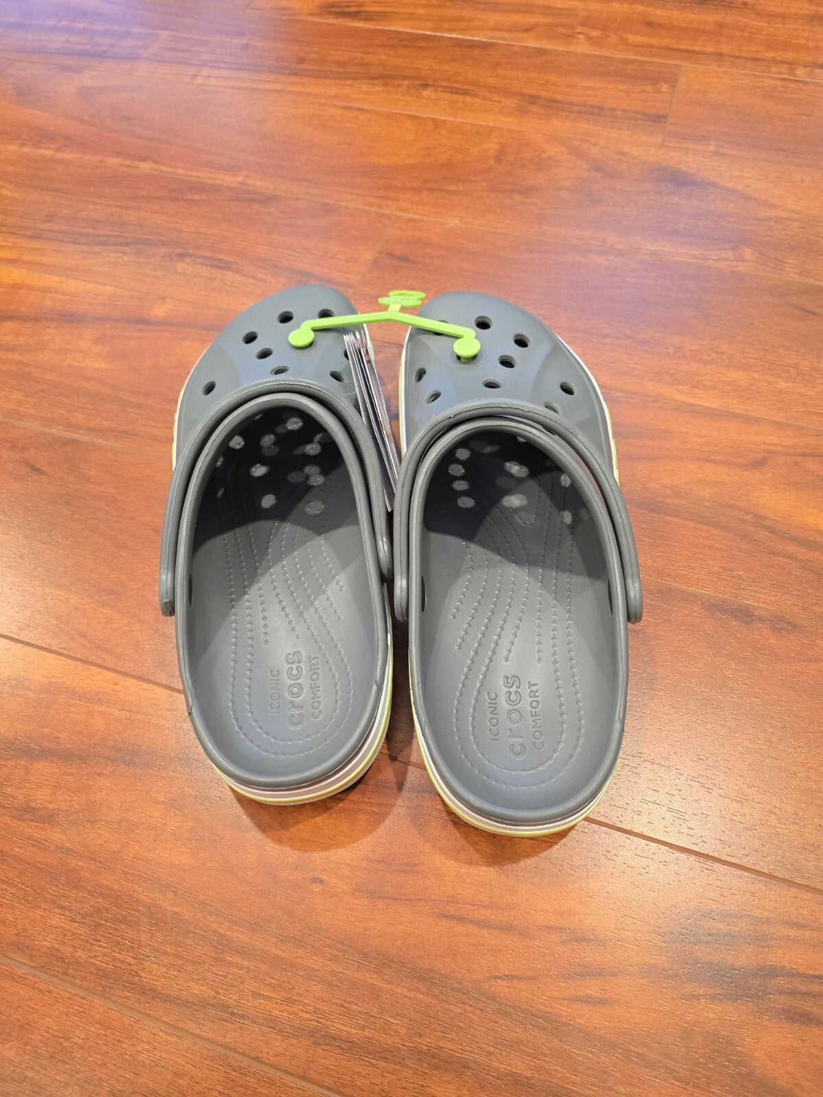 Croc Baya Band Grey Slides Flip Flop For Men