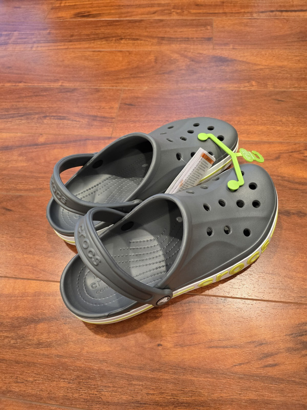 Croc Baya Band Grey Slides Flip Flop For Men