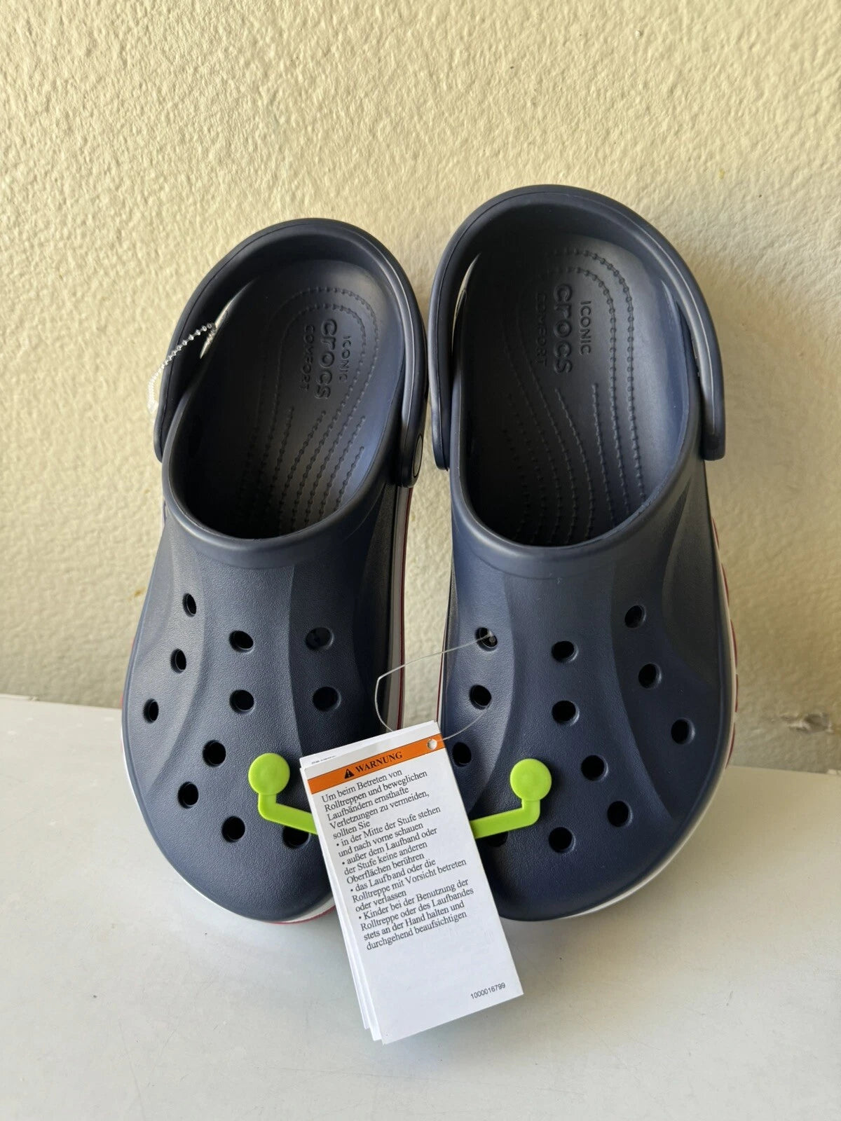 Croc Baya Band Blue Slides Flip Flop For Men