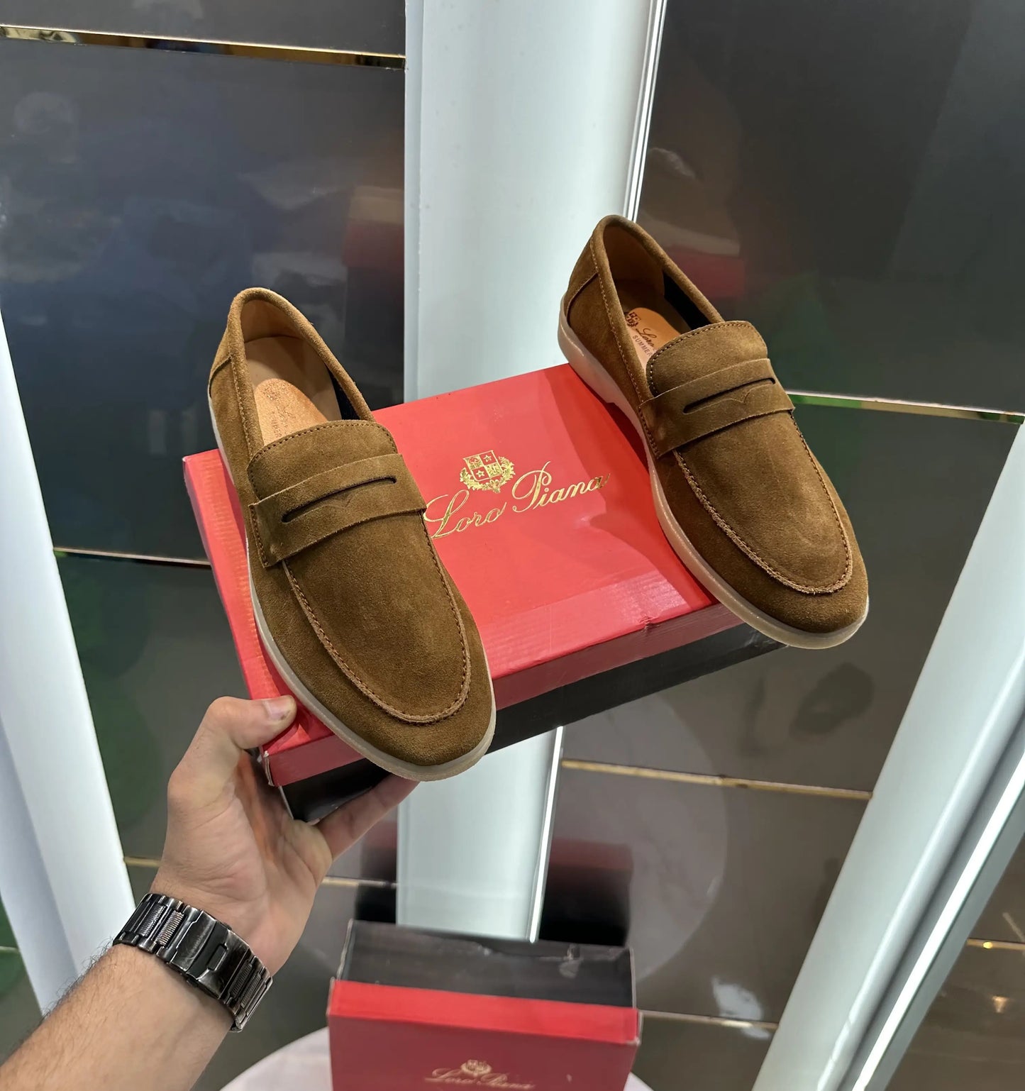 Loro_Piana_Tan Premium Formal Loafer
