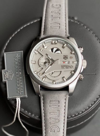 T A G Heur C R 7 Grey Mens Watch