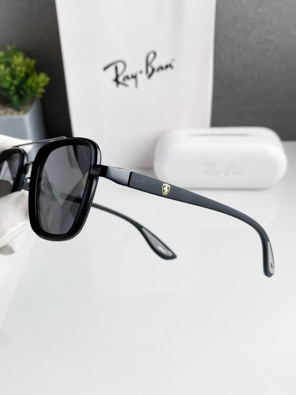 Stylish RB Ferari Full Black Sunglass For Men & Women