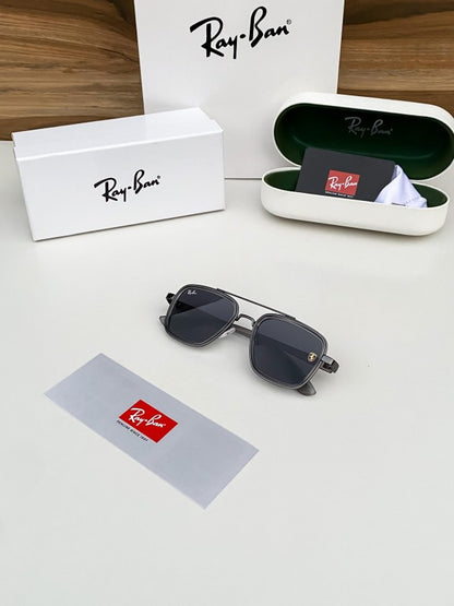 Stylish RB Ferari Grey Black Sunglass For Men & Women
