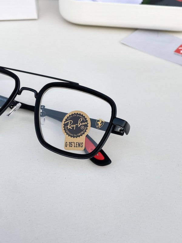 Stylish RB Ferari Transparent Frame For Men & Women