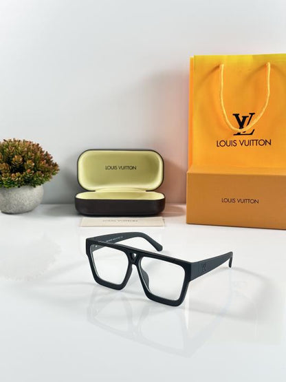L_V Square Evidence 1502 Black Plano Frame