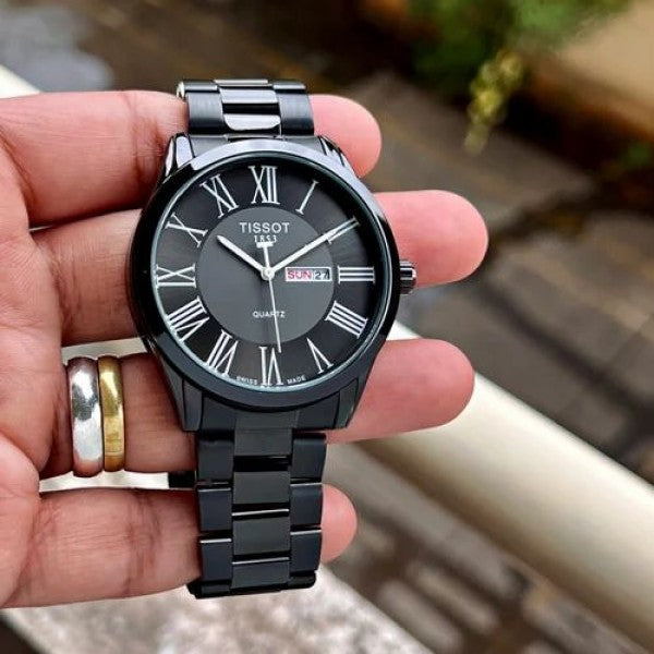 Tst 1853 Carson Power Matic Quartz Black Mens Watch