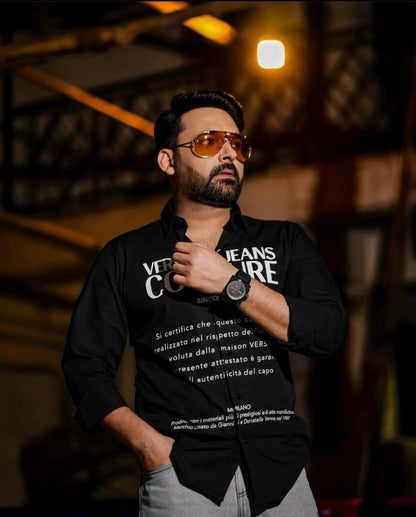 Versaac_e_Couture Black Premium Shirt F1450-BL