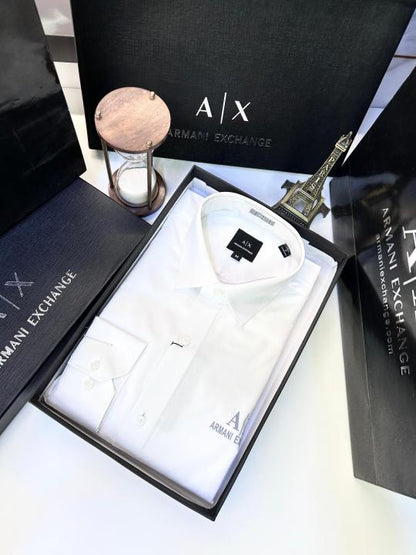 Armaan_i_Exchange Reflective White Premium Shirt F2500-WH