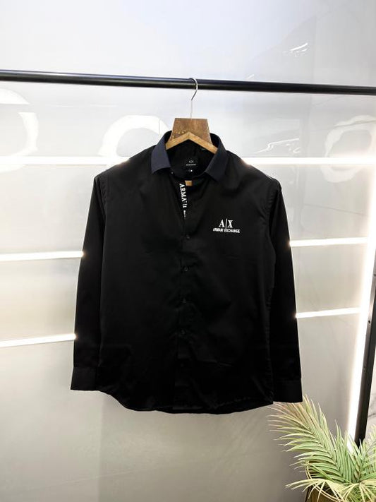 Armaan_i_Exchange Reflective Black Premium Shirt F2500-BLK