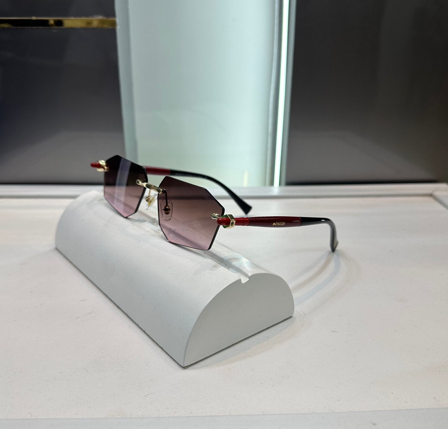 Luxury Stylish Moscoot_UV Protected Sunglass With Complete Box Packaging