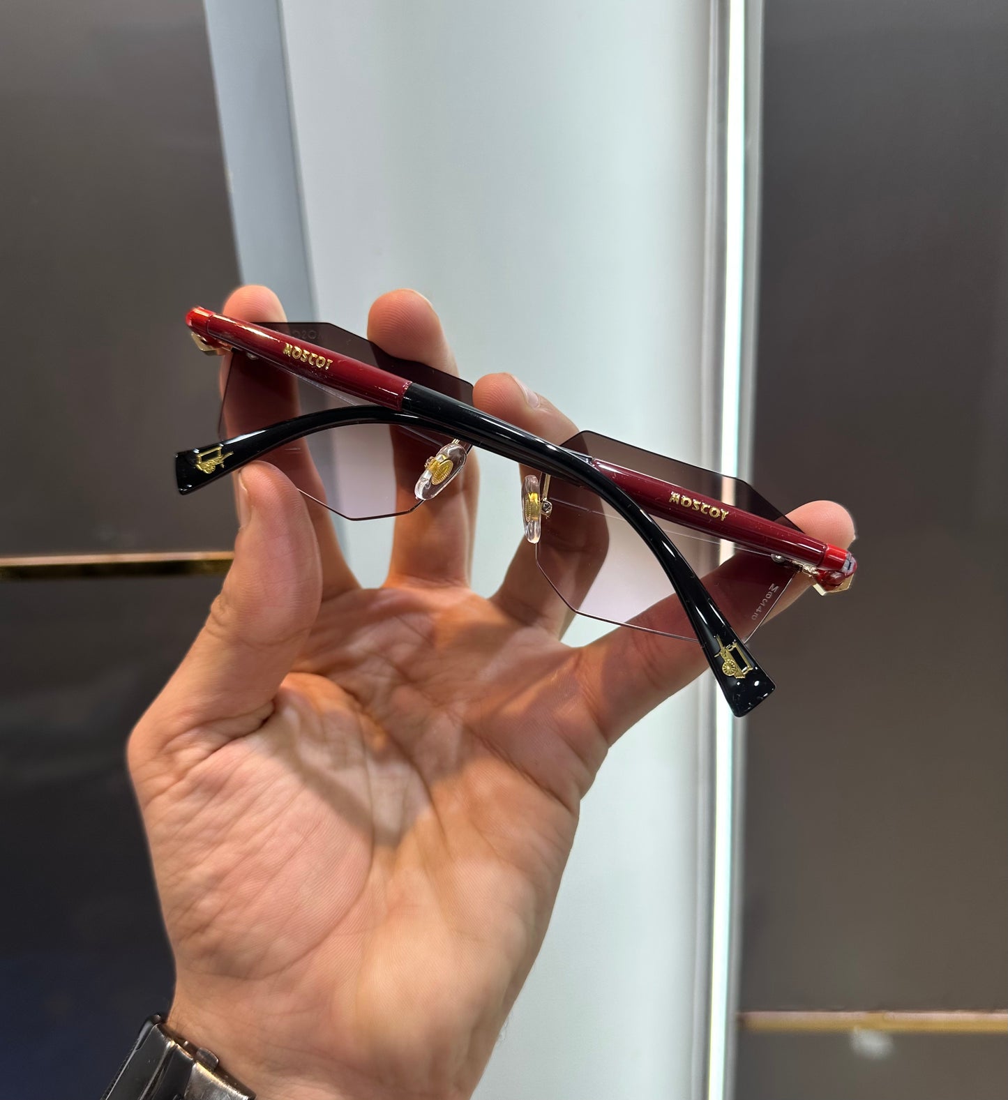 Luxury Stylish Moscoot_UV Protected Sunglass With Complete Box Packaging