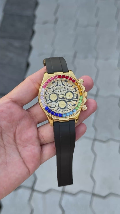 Amazing Rlx_Tiger Rainbow Edition Watch