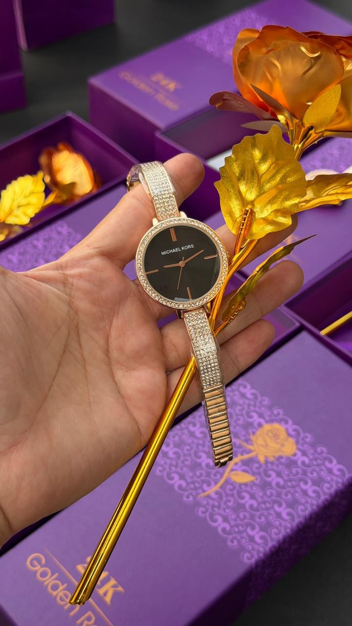 Premium M_K Ladies Watch For Special Valentines Day Gift