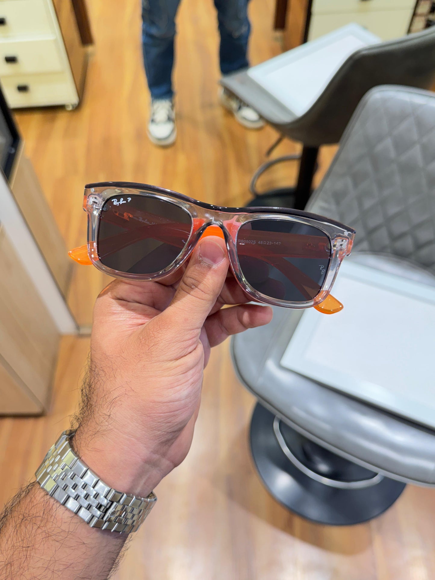 Stylish RB UV Protected Sunglass With Complete Box Packaging