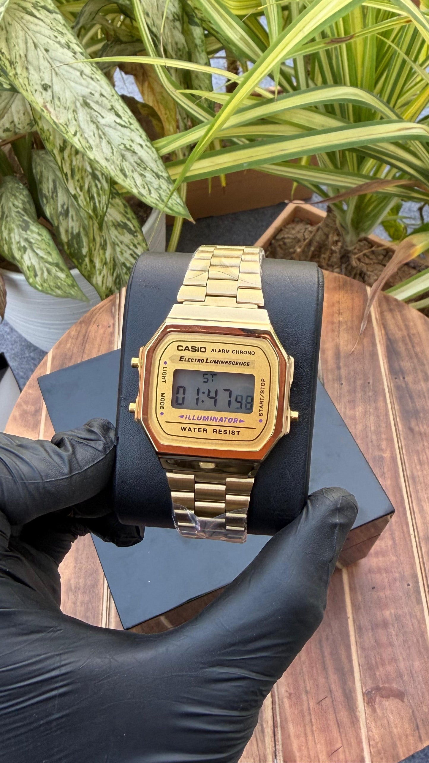 Casiio Eectro Luminescence Gold Color Premium Watch For Men