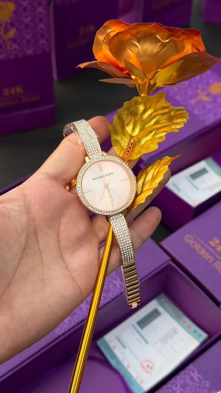 Premium M_K Ladies Watch For Special Valentines Day Gift