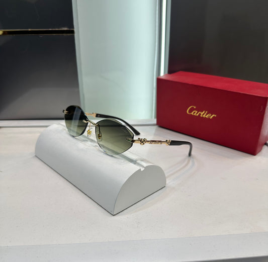Luxury Cartierr UV Protected Premium Sunglasses With Complete Box Packaging
