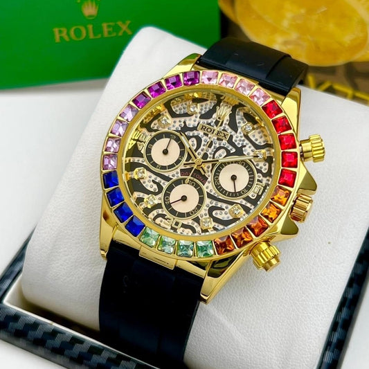 Amazing Rlx_Tiger Rainbow Edition Watch