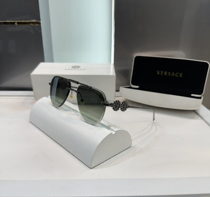 Luxury Stylish Versacee UV Protected Sunglass With Complete Box Packaging