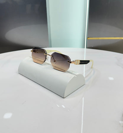 Luxury D¡or Dual Tone UV Protected Premium Sunglass