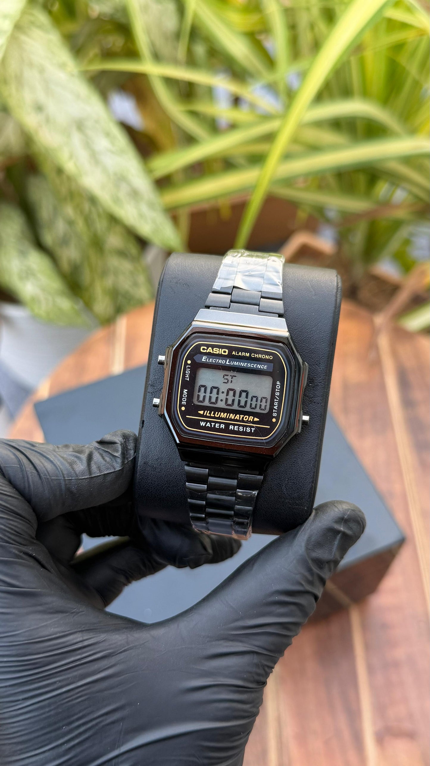 Casiio Eectro Luminescence Black Premium Watch For Men