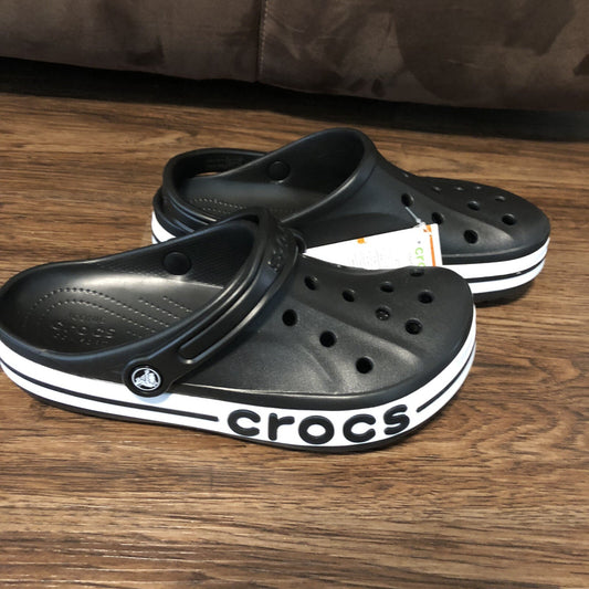 Croc Baya Band Black Slides Flip Flop For Men