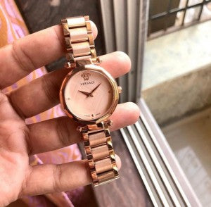 Vrsace Rosegold Pink Ladies Watch