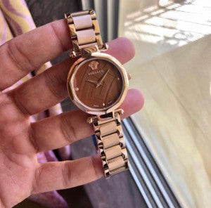 Vrsace Rosegold brown Ladies Watch